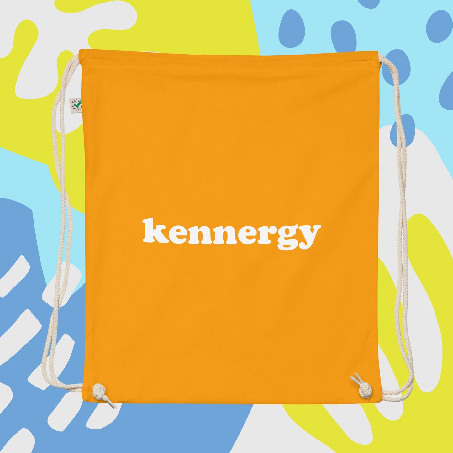 Organic cotton drawstring bag